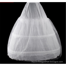Robe de mariée robe de bal de haute qualité jupe en dentelle en crinoline